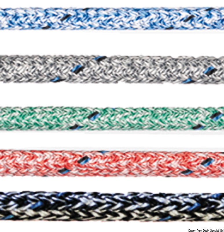 MARLOW Cuerda Doble Trenza Color Mármol