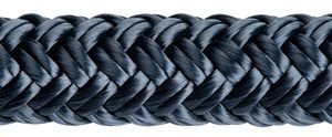 Trenza doble fabricada en poliéster soft-spun de alta resistencia, cordones de 16 x 5 a 16 mm Ø, cordones de 24 x 18 a 24 mm Ø.