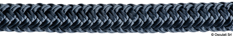 Trenza doble fabricada en poliéster soft-spun de alta resistencia, cordones de 16 x 5 a 16 mm Ø, cordones de 24 x 18 a 24 mm Ø.