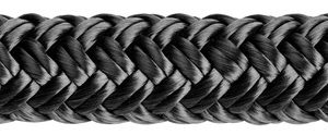 Trenza doble fabricada en poliéster soft-spun de alta resistencia, cordones de 16 x 5 a 16 mm Ø, cordones de 24 x 18 a 24 mm Ø.