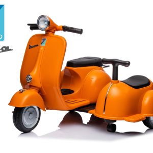 Moto eléctrica infantil Vespa 150 VL1T con sidecar 1x30W 6V 4,5A