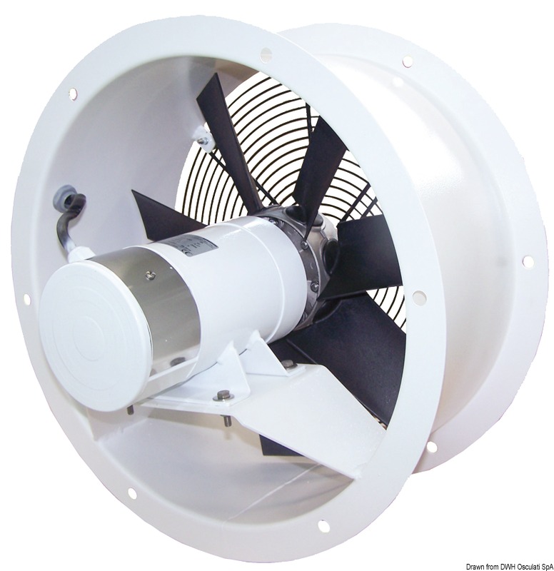 Soplador eléctrico helicoidal con rodete de polipropileno estabilizado - Imagen 2
