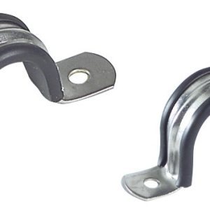Clips en U adecuados para la fijación de tubos y cables.