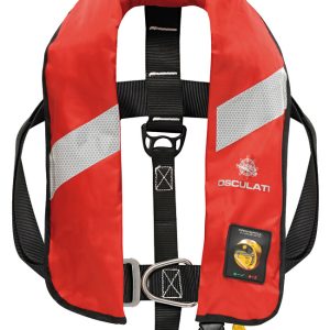 Chaleco salvavidas autoinflable de seguridad con inflado hidrostático HAMMAR – 150 N (EN ISO 12402-3)