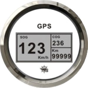 Velocímetro GPS/cuentakilómetros sin transductor