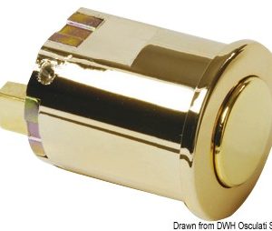 Pomos de empuje para puertas de armarios y cajones “Sugatsune Pkl-08” golden