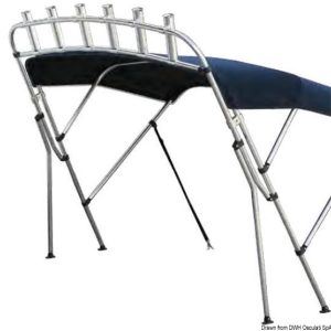 Soporte para cañas de pescar para toldos.