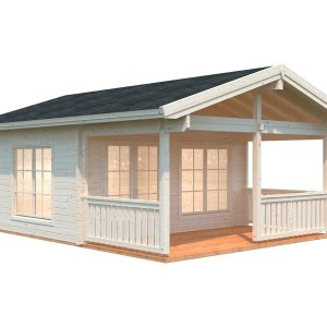 Bungalow de madera Agneta – 18,8+12,5 m2