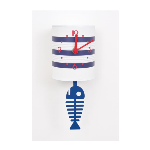 Reloj Bote de Conservas a rayas Blanco y Azul Batela