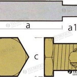 MF-TEN02028T – ANODO CATERPILLAR C/TAPON