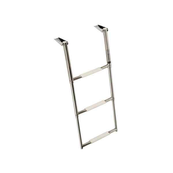 Escalera Telescópica Inox Ancha - Imagen 2