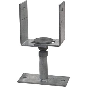 Soporte metálico ajustable para pérgola