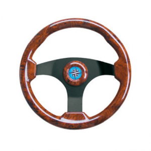Volante Technic Negro Madera Veteada 350 mm